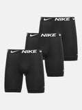 Чоловічі боксери Nike Essential Micro Long 3-Pack Black 0000KE1158-UB1