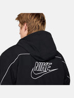 Чоловіча вітровка Nike Club Hooded Jacket Black / White HJ2012-010