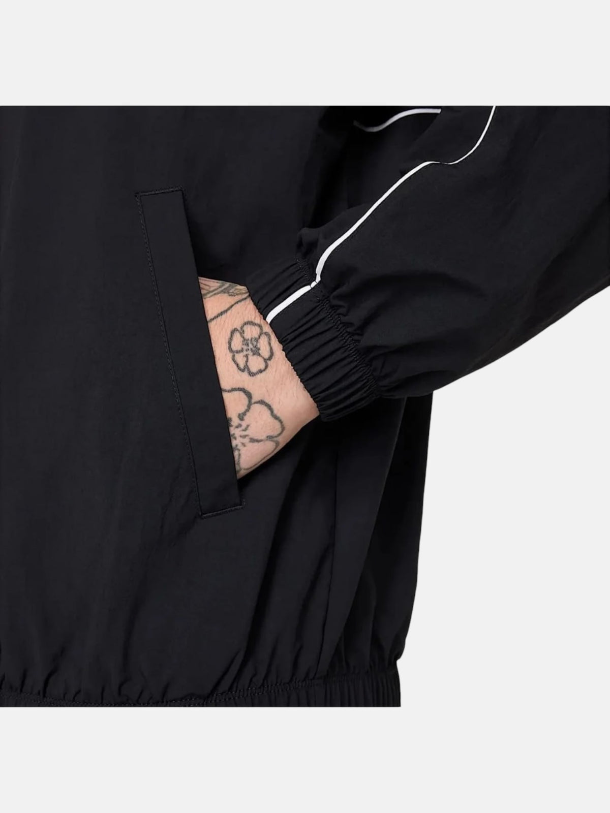 Чоловіча вітровка Nike Club Hooded Jacket Black / White HJ2012-010