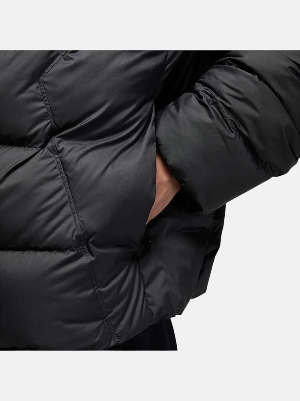 Чоловічий пуховик Jordan Brooklyn Therma-FIT Puffer Jacket Black / White HV0532-010