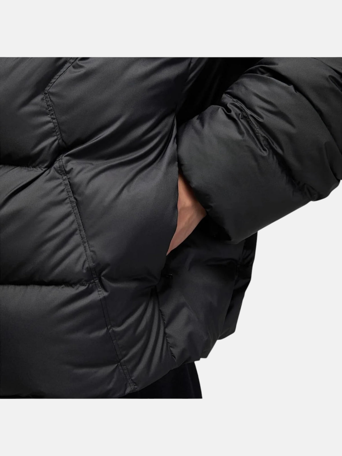 Чоловічий пуховик Jordan Brooklyn Therma-FIT Puffer Jacket Black / White HV0532-010