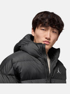 Чоловічий пуховик Jordan Brooklyn Therma-FIT Puffer Jacket Black / White HV0532-010