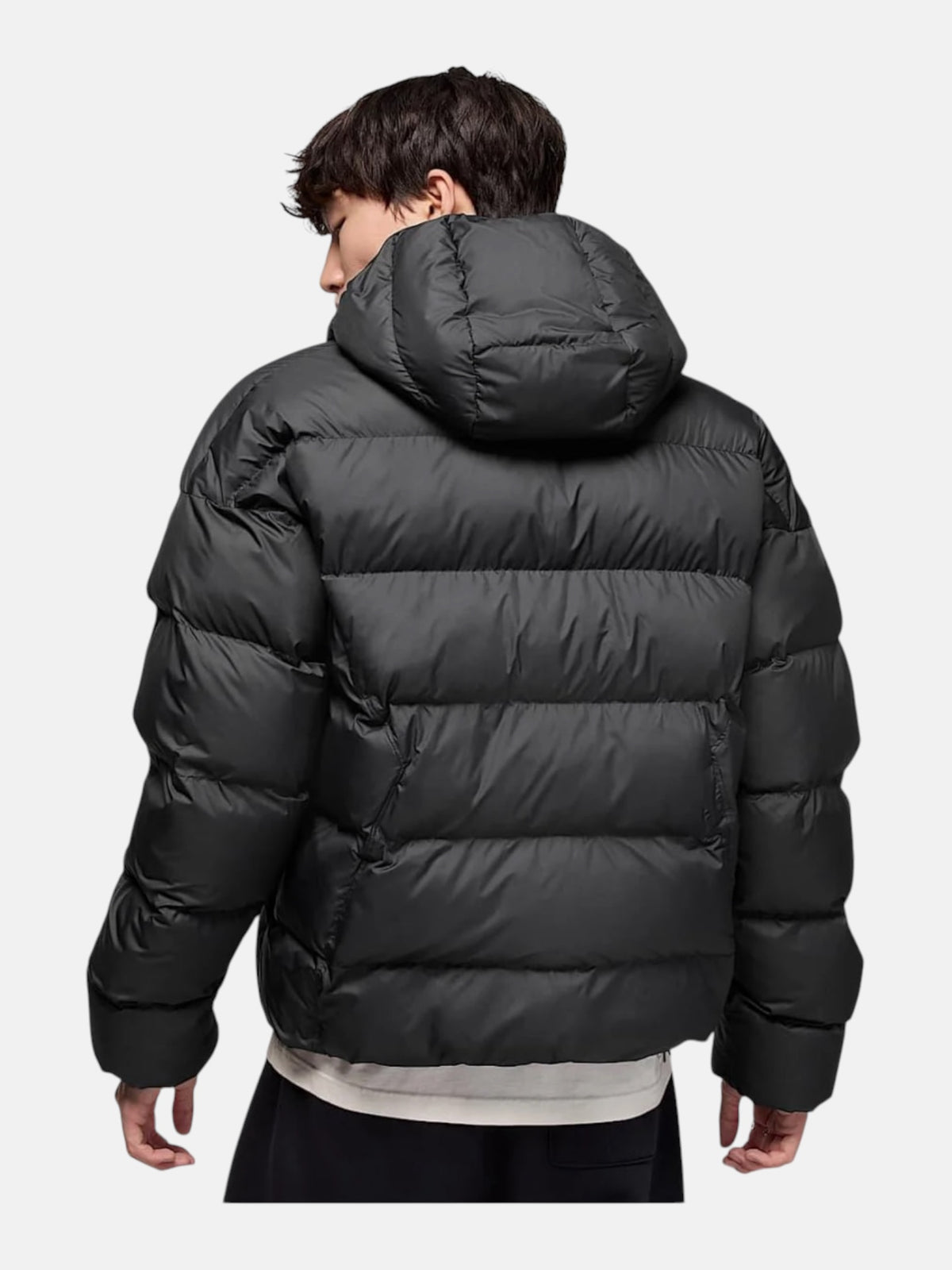 Чоловічий пуховик Jordan Brooklyn Therma-FIT Puffer Jacket Black / White HV0532-010