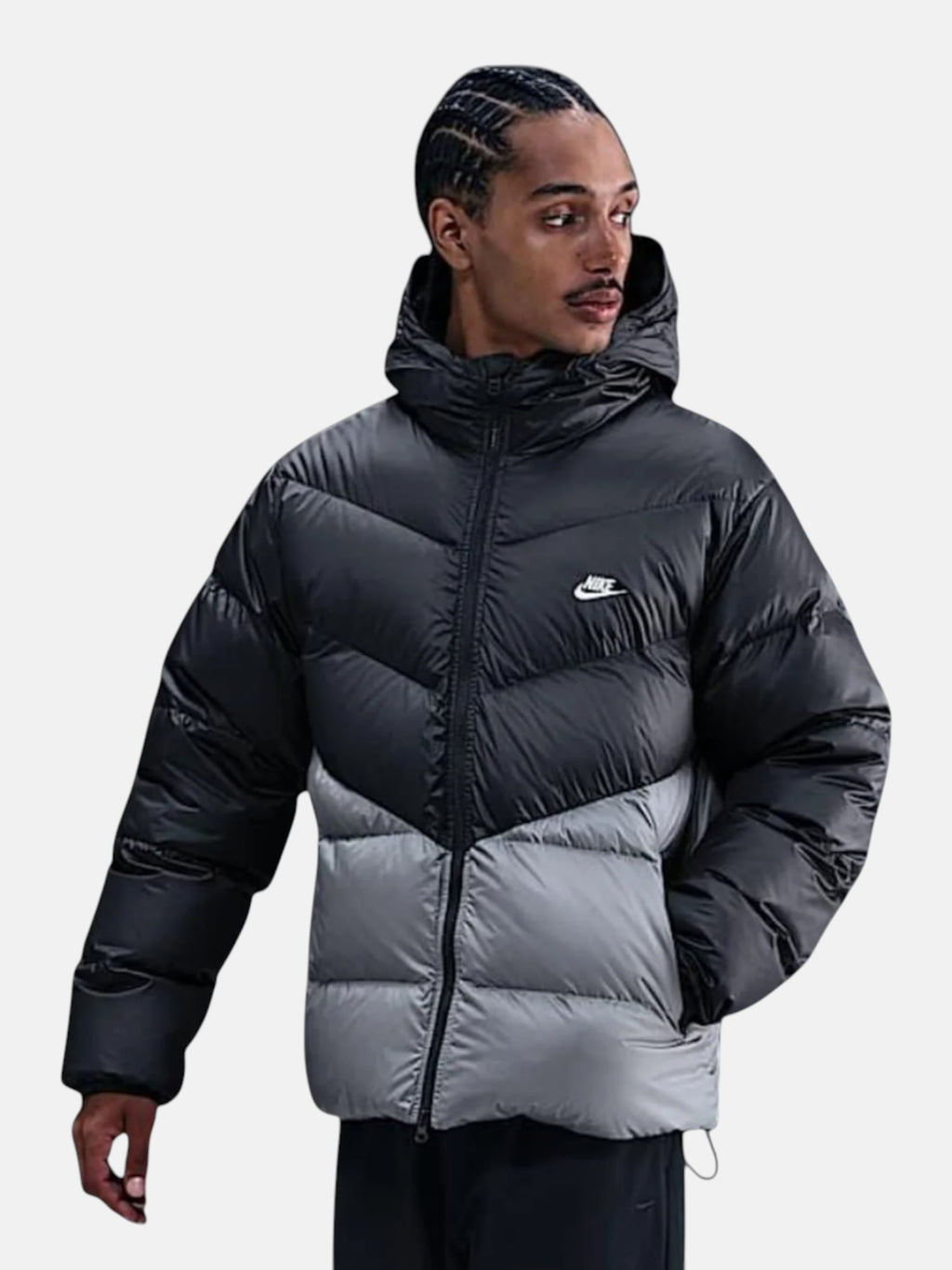 Чоловічий пуховик Nike Windrunner Down Jacket Anthracite / Cool Grey HQ7790-061