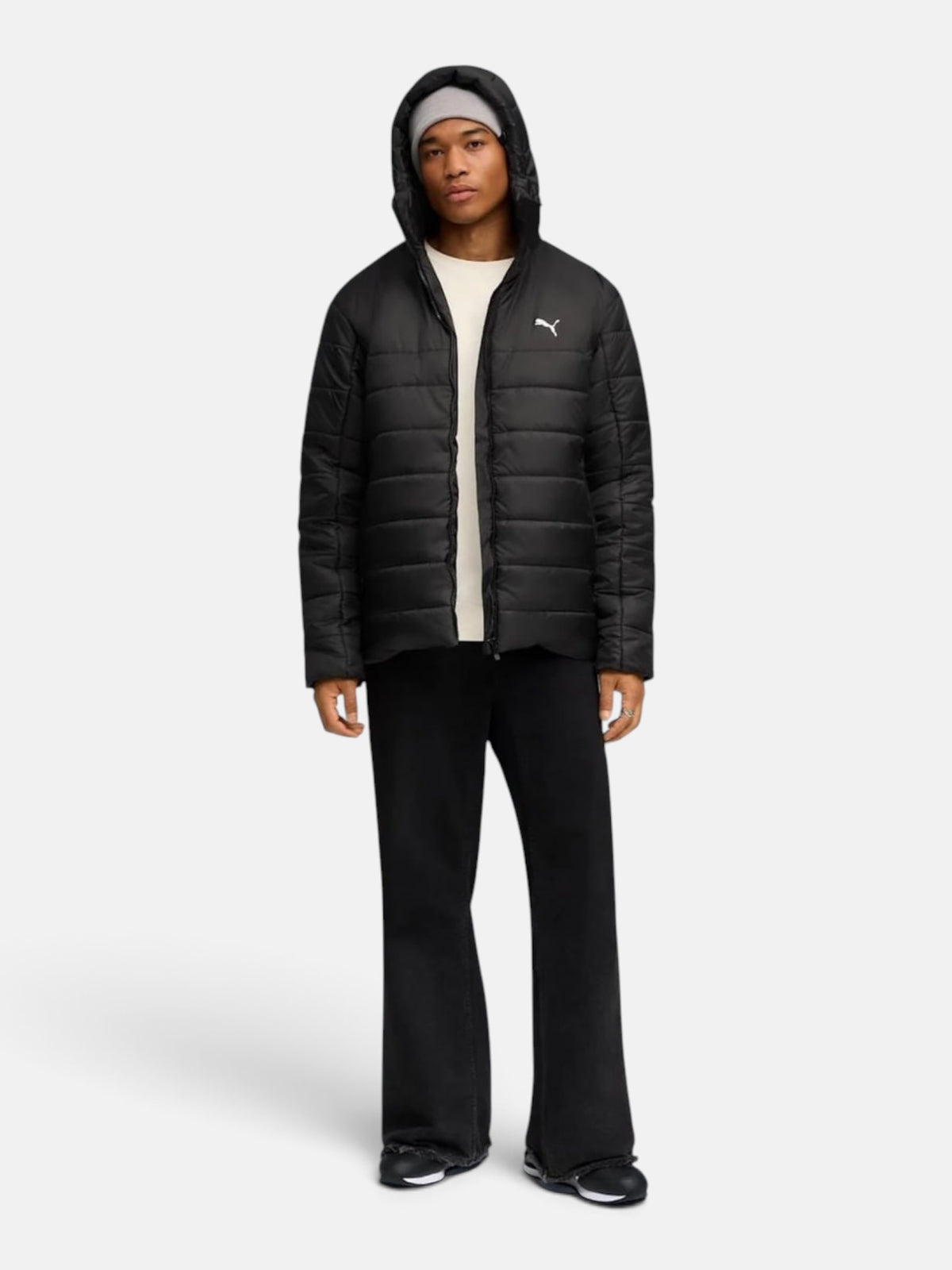 Чоловіча утеплена куртка Puma Essentials Hooded Padded Jacket Black 68521101