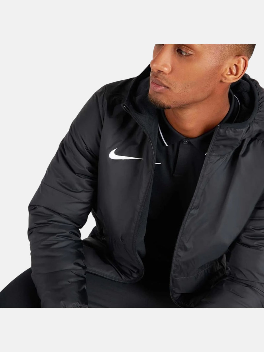 Чоловіча куртка Nike Therma-FIT Repel Park 20 Fall Jacket Black / White CW6157-010