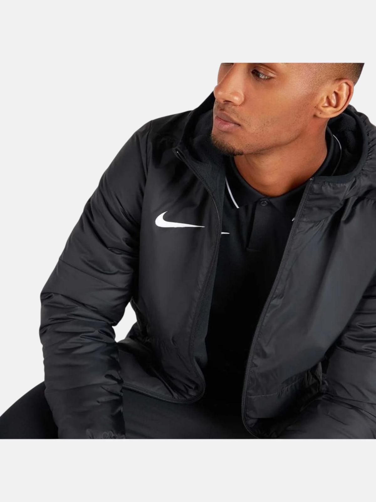Чоловіча куртка Nike Therma-FIT Repel Park 20 Fall Jacket Black / White CW6157-010