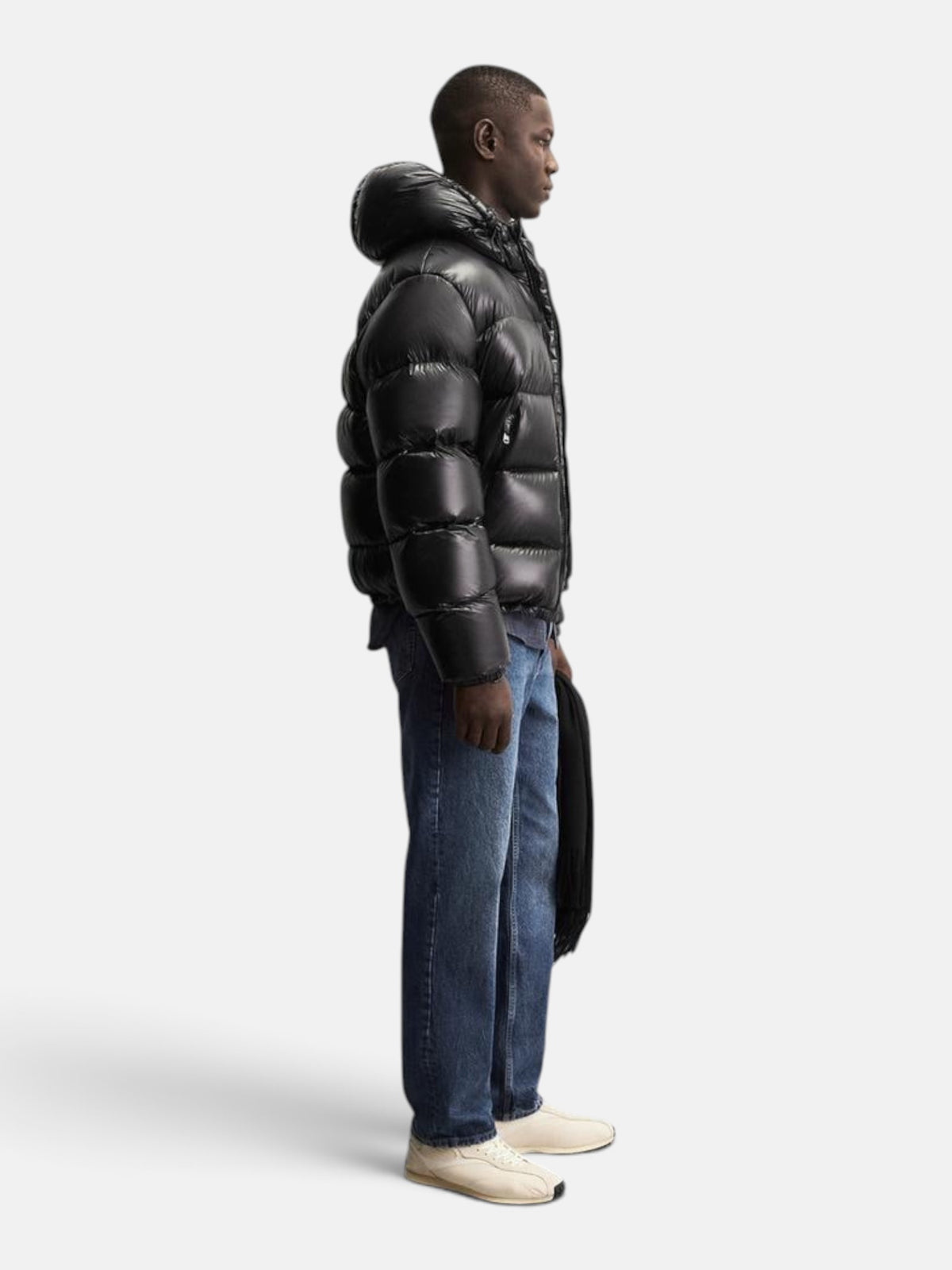 Чоловіча пухова куртка Zara Water Repellent 80% Down / 20% Feather Black 3411/510/800