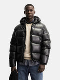 Чоловіча пухова куртка Zara Water Repellent 80% Down / 20% Feather Black 3411/510/800