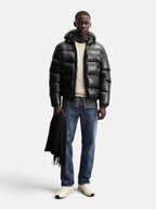 Чоловіча пухова куртка Zara Water Repellent 80% Down / 20% Feather Black 3411/510/800
