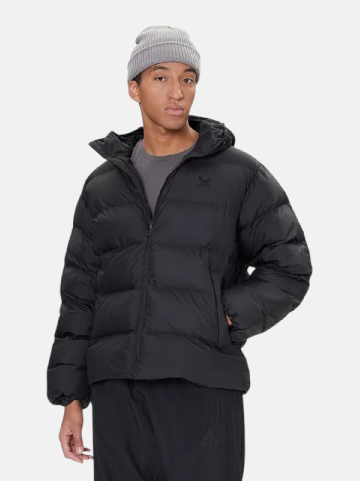 Чоловіча утеплена куртка adidas Puffer Jacket Black JX4123