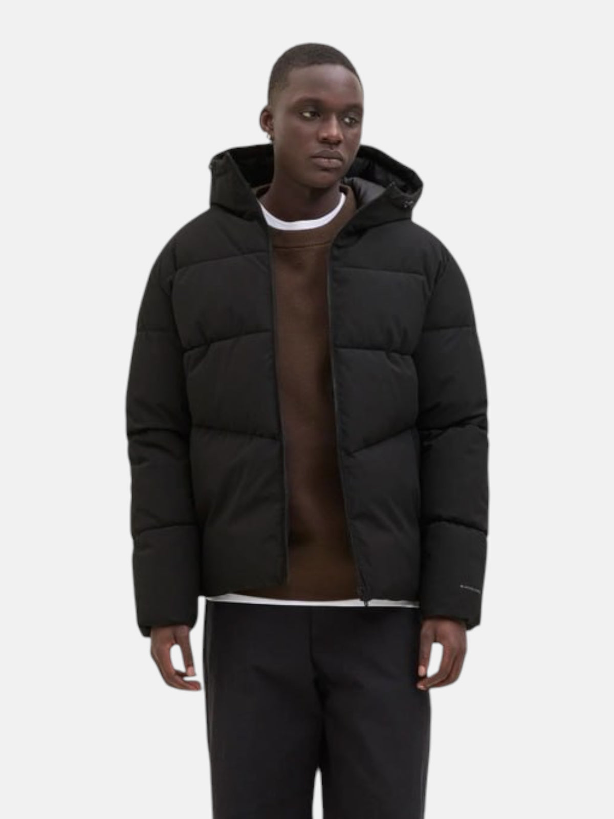 Чоловіча утеплена куртка Jack & Jones JJGLOBAL Puffer Jacket Black 12283517