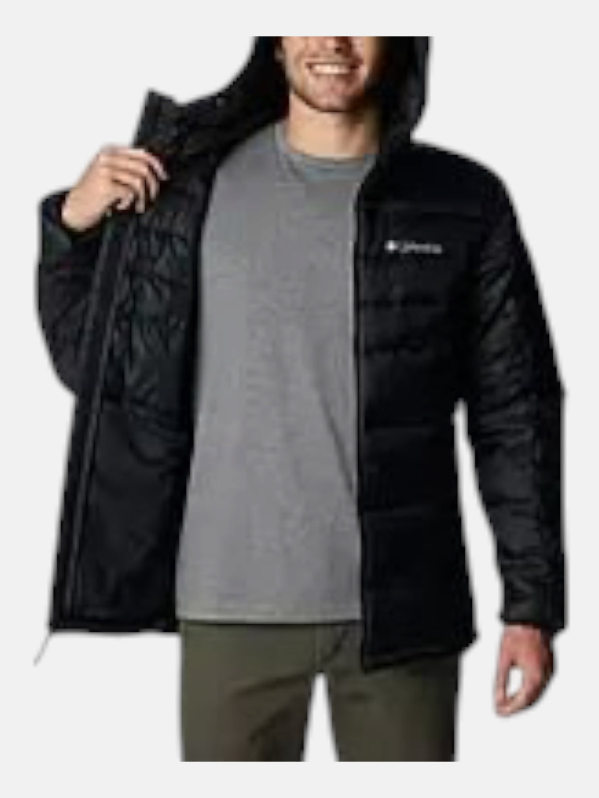Чоловіча утеплена куртка Columbia Buck Butte II Hooded Insulated Jacket Black WX6634-010