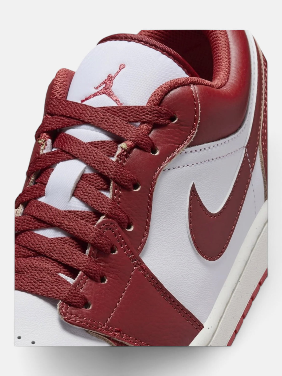 Чоловічі кросівки Air Jordan 1 Low SE Red / White FJ3459-160