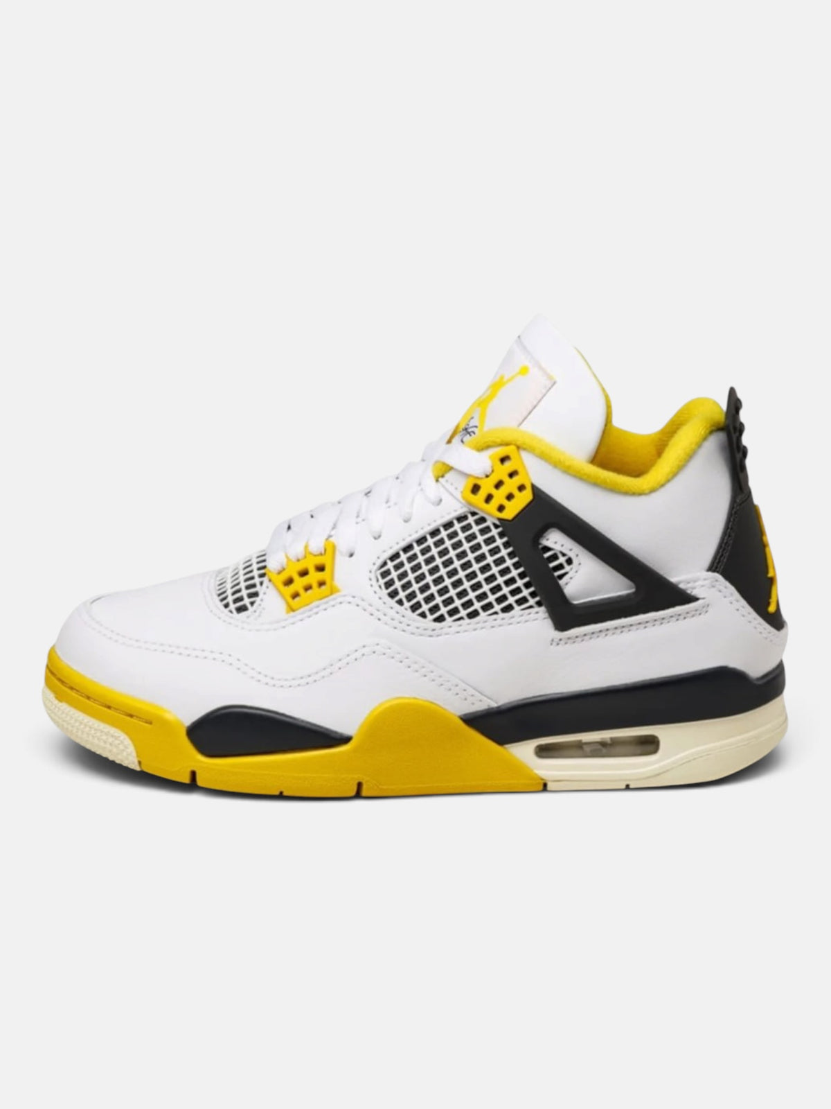 Унісекс кросівки Air Jordan 4 Retro White / Yellow AQ9129-101