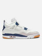 Чоловічі кросівки Air Jordan 4 Retro SB White / Navy DR5415-100