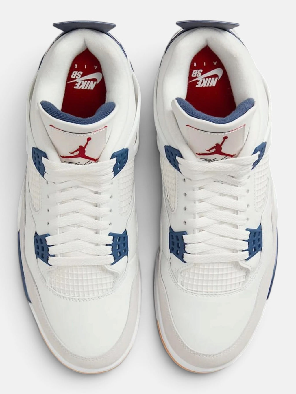 Чоловічі кросівки Air Jordan 4 Retro SB White / Navy DR5415-100