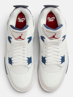 Чоловічі кросівки Air Jordan 4 Retro SB White / Navy DR5415-100