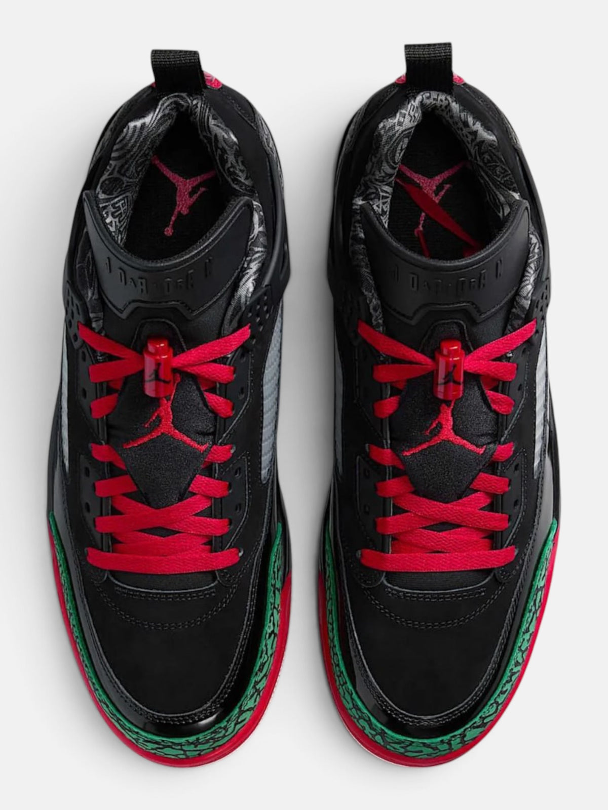 Чоловічі кросівки Air Jordan Spizike Low Black / Red / Green FQ1759-060