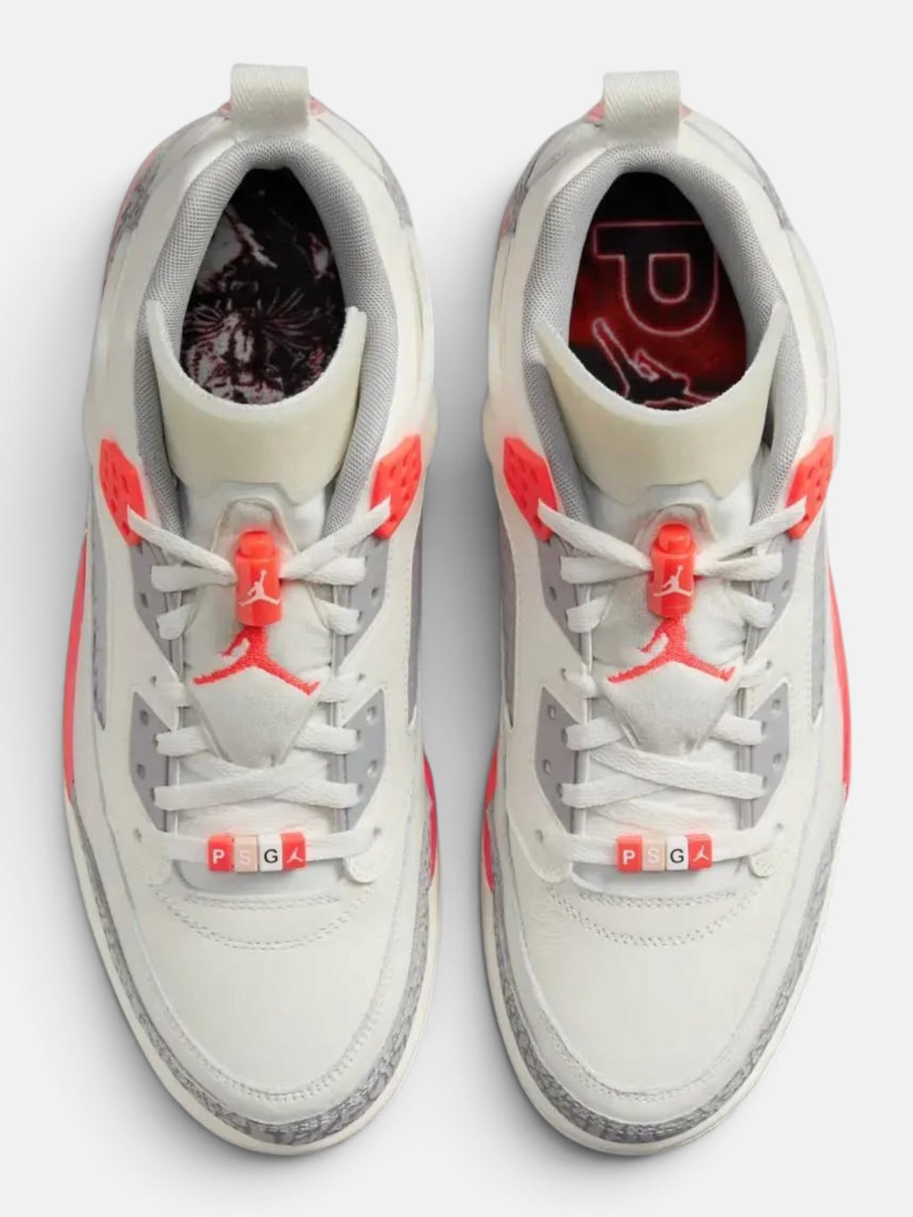 Чоловічі кросівки Air Jordan Spizike Low PSG White / Red HF8827-100