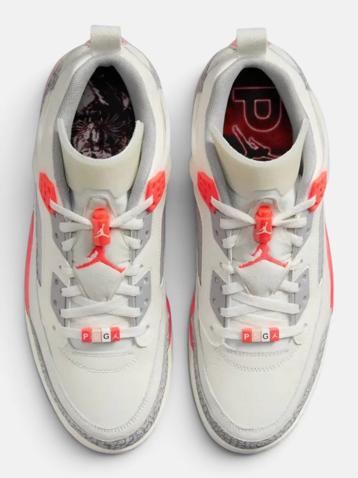 Чоловічі кросівки Air Jordan Spizike Low PSG White / Red HF8827-100