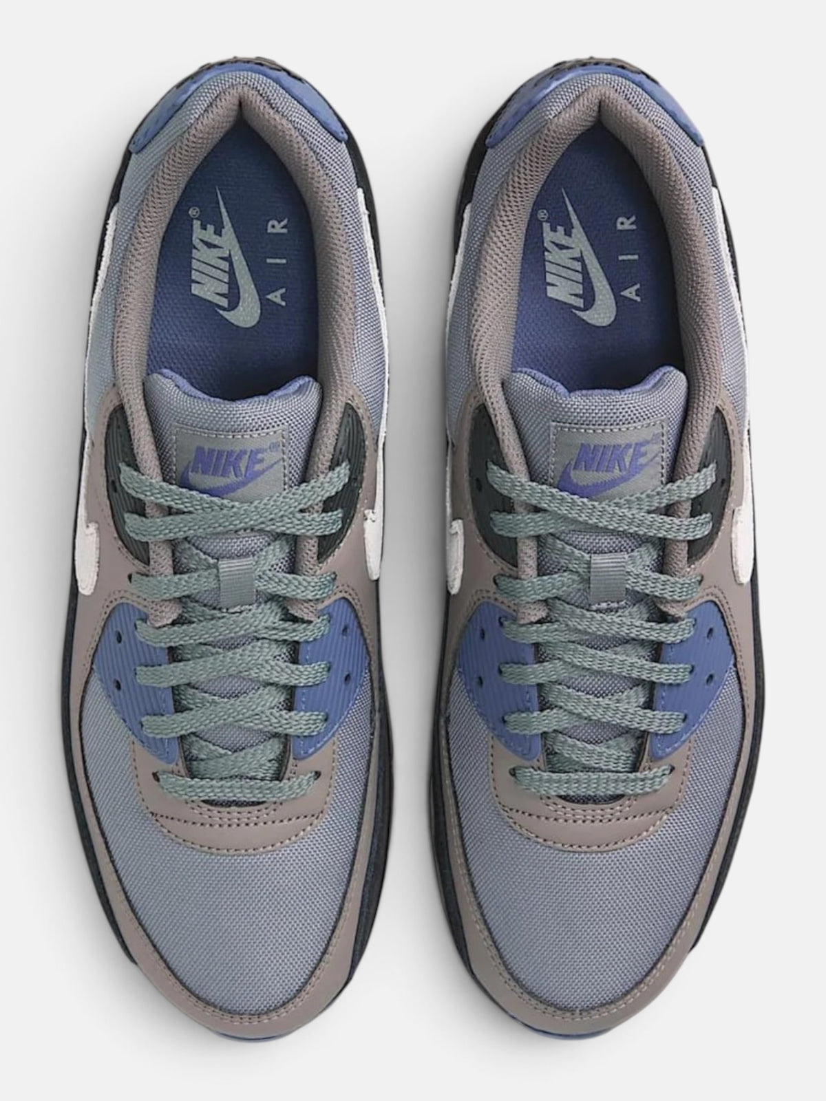 Чоловічі кросівки Nike Air Max 90 Grey / Blue IB6392-001