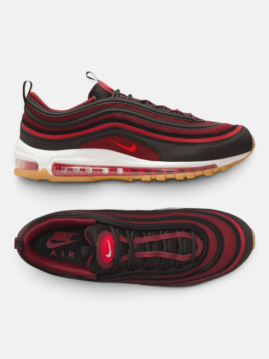 Чоловічі кросівки Nike Air Max 97 Road Black / Red 921826-022