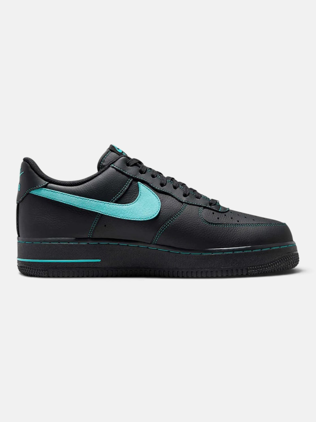Чоловічі кросівки Nike Air Force 1 Low Black / Turquoise HQ2037-002