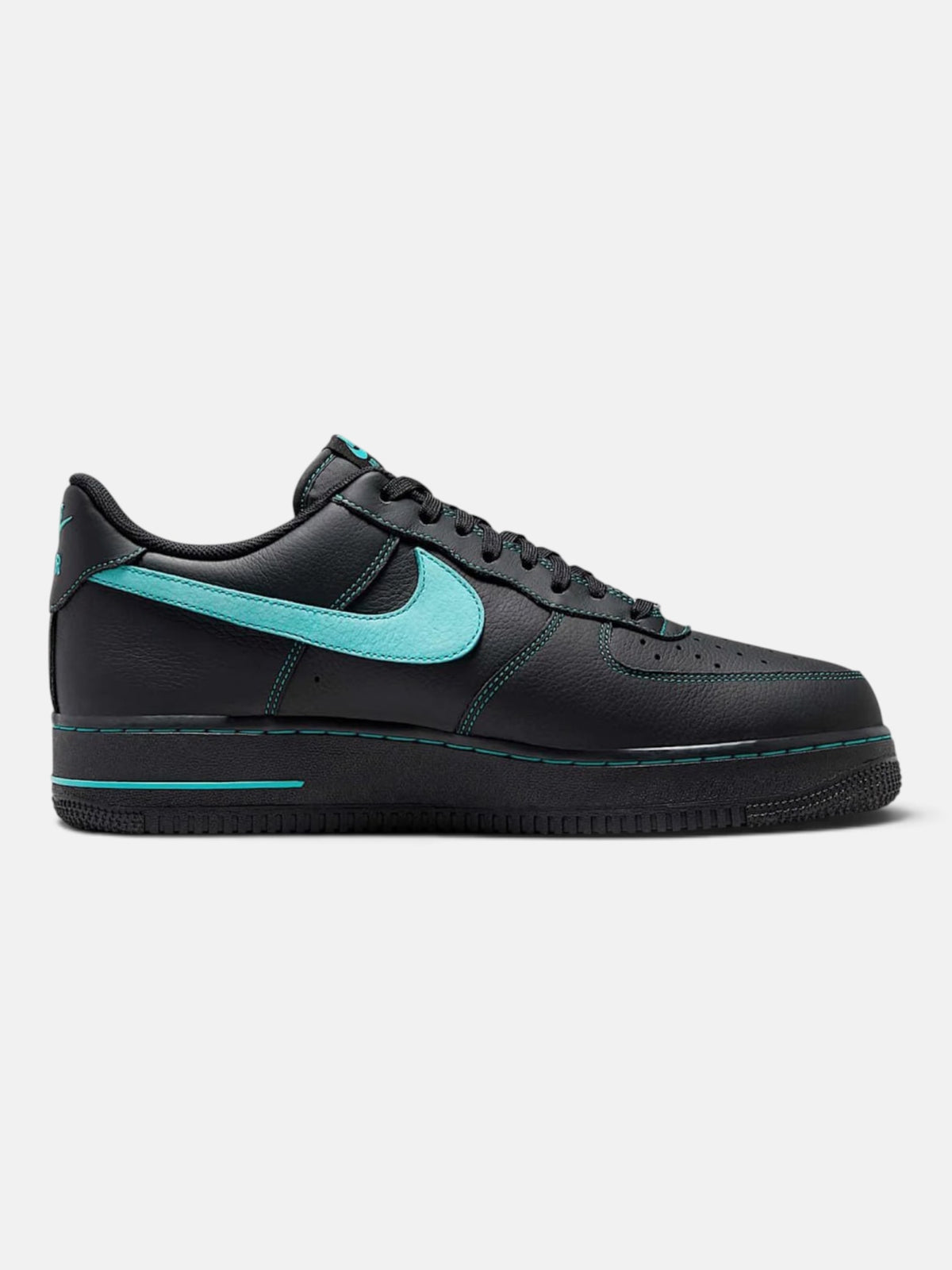 Чоловічі кросівки Nike Air Force 1 Low Black / Turquoise HQ2037-002
