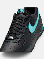 Чоловічі кросівки Nike Air Force 1 Low Black / Turquoise HQ2037-002