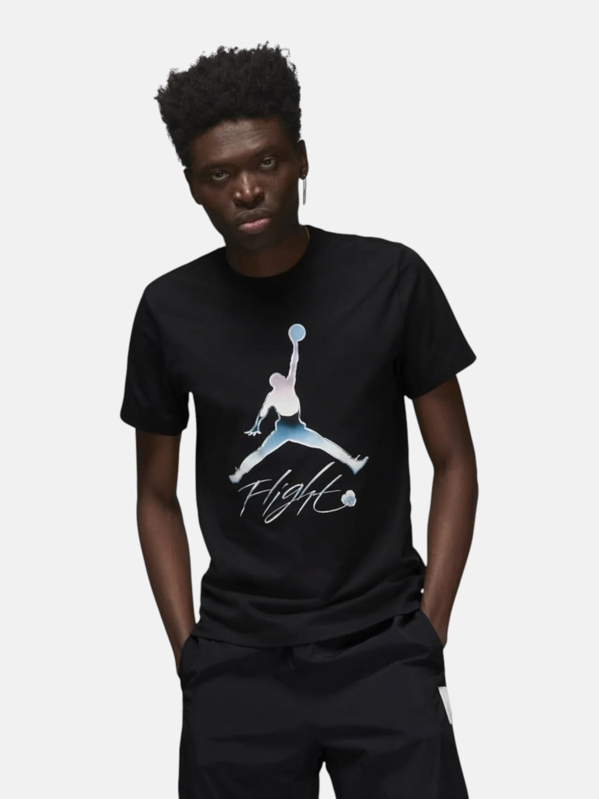 Чоловіча футболка Air Jordan Flight Metallic Graphic T-Shirt Black DV8414-010