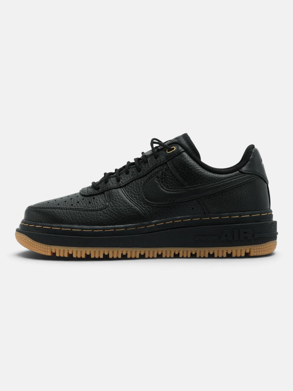 Чоловічі кросівки Nike Air Force 1 Luxe Black / Gum DB4109-001