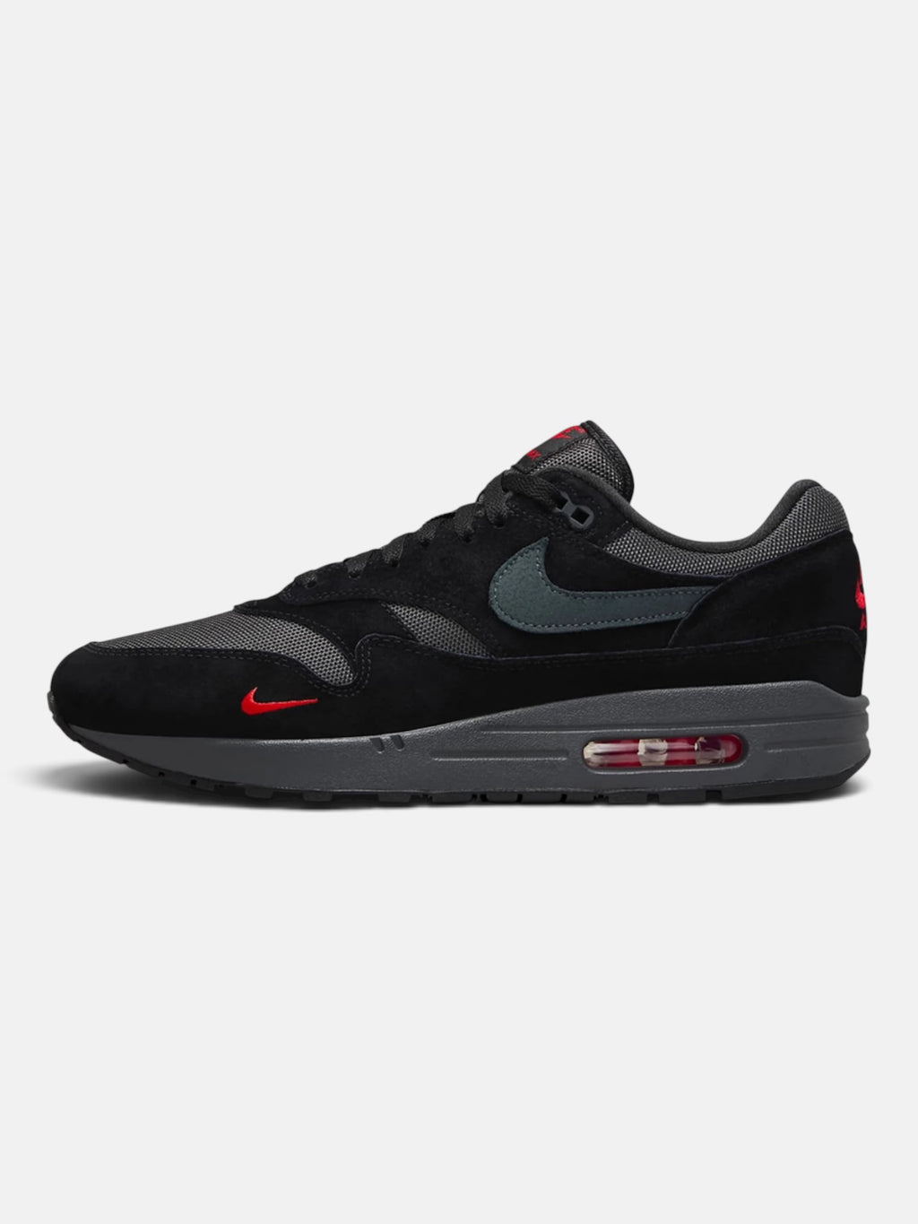 Чоловічі кросівки Nike Air Max 1 Black / Red FV6910-001
