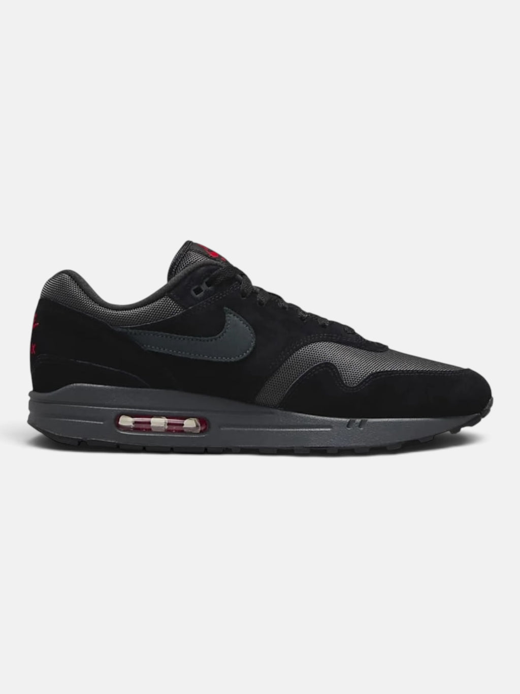 Чоловічі кросівки Nike Air Max 1 Black / Red FV6910-001