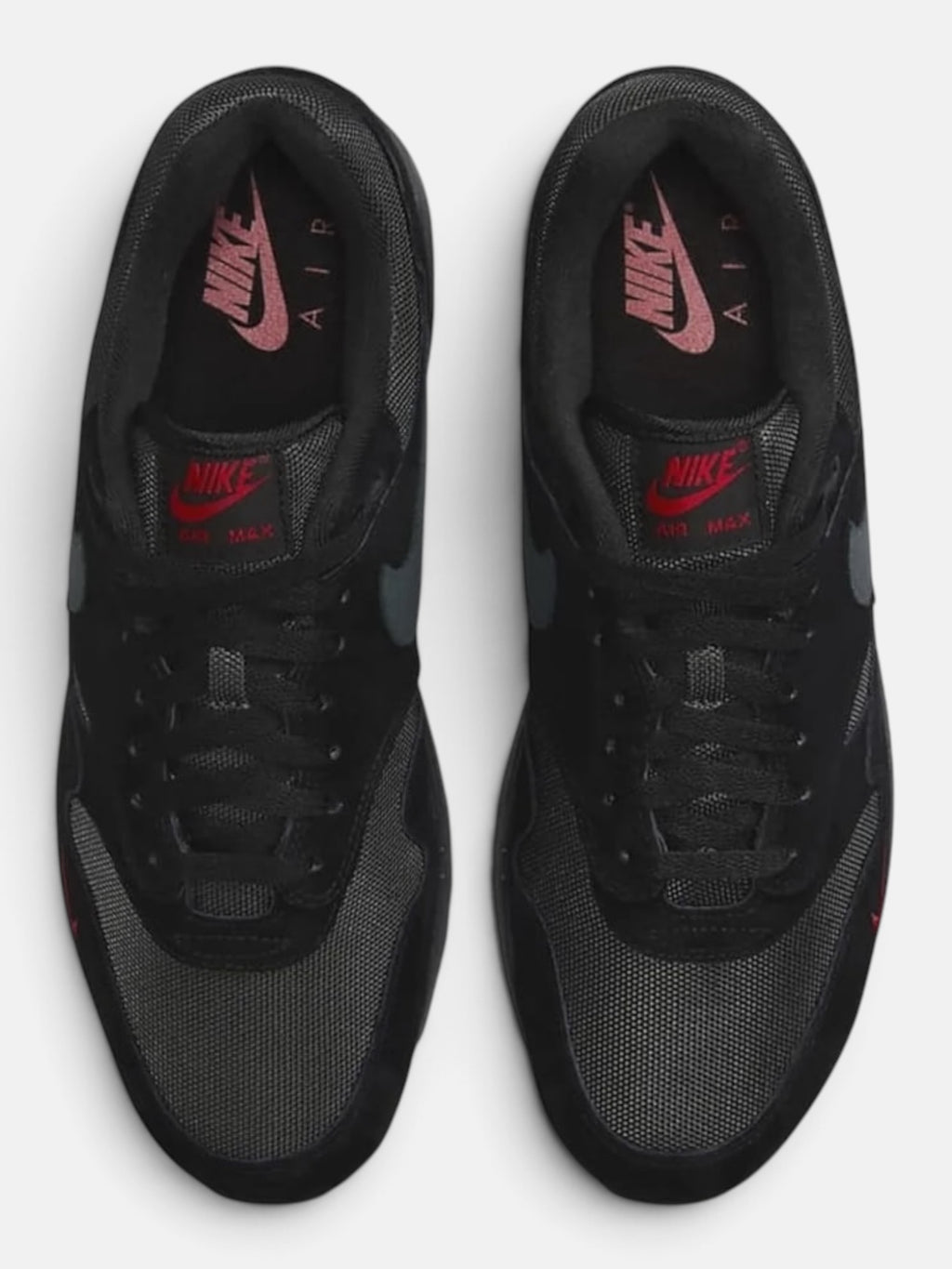 Чоловічі кросівки Nike Air Max 1 Black / Red FV6910-001