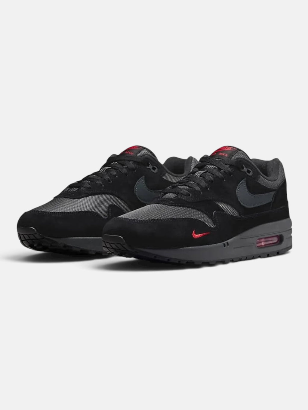 Чоловічі кросівки Nike Air Max 1 Black / Red FV6910-001
