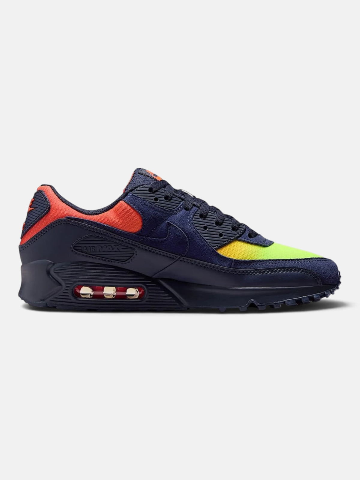 Чоловічі кросівки Nike Air Max 90 Blue / Volt / Orange DM0029-700