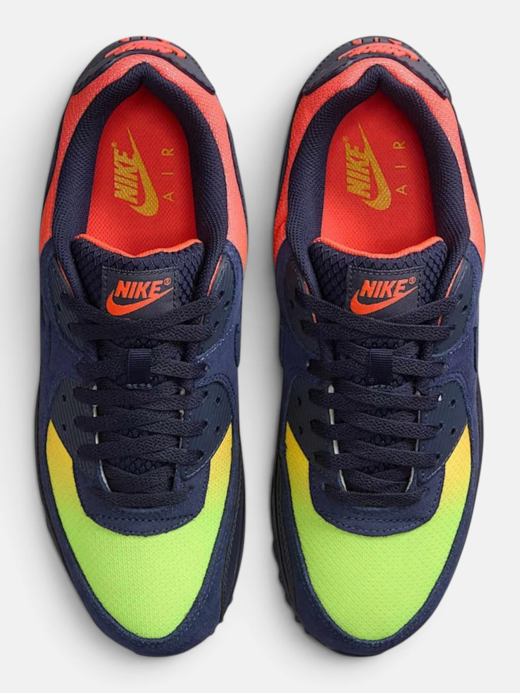 Чоловічі кросівки Nike Air Max 90 Blue / Volt / Orange DM0029-700