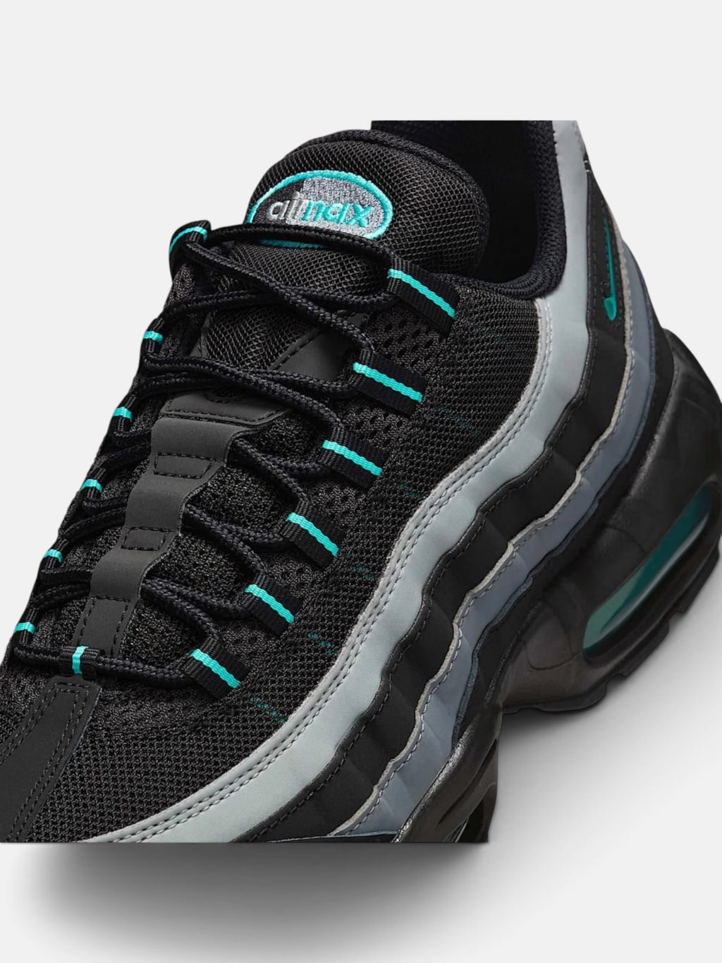 Чоловічі кросівки Nike Air Max 95 Black / Grey / Turquoise HV6062-001