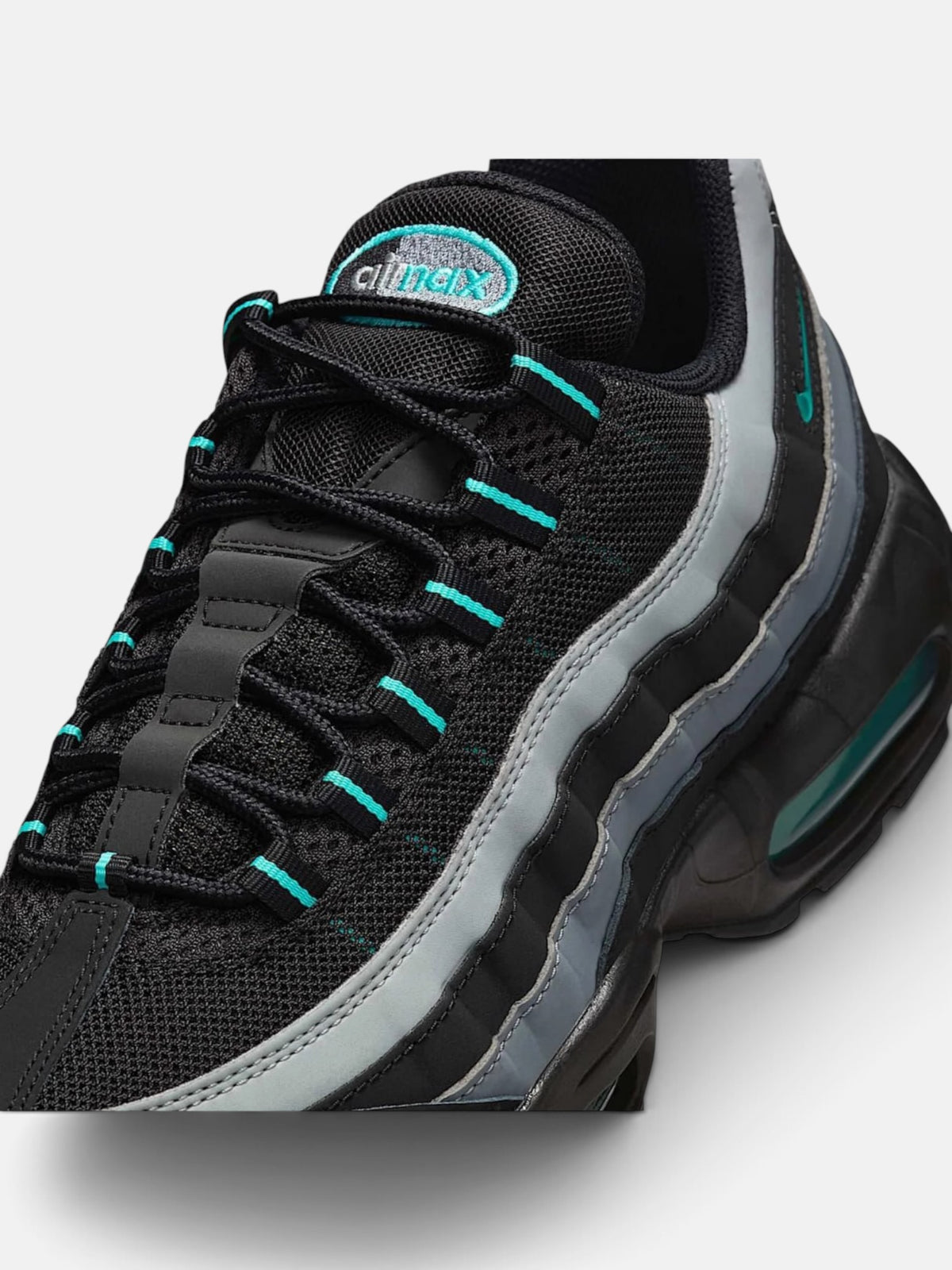 Чоловічі кросівки Nike Air Max 95 Black / Grey / Turquoise HV6062-001