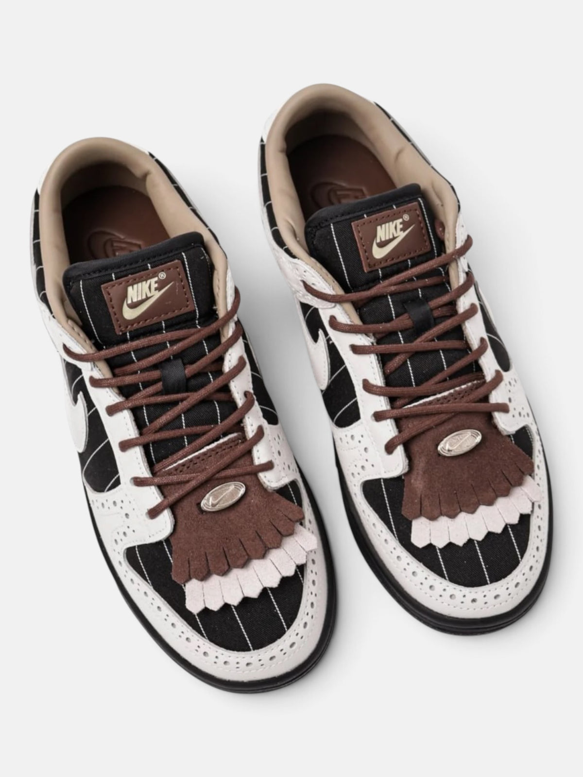 Унісекс кросівки Nike Dunk Low LX Black / White / Brown FV3642-010
