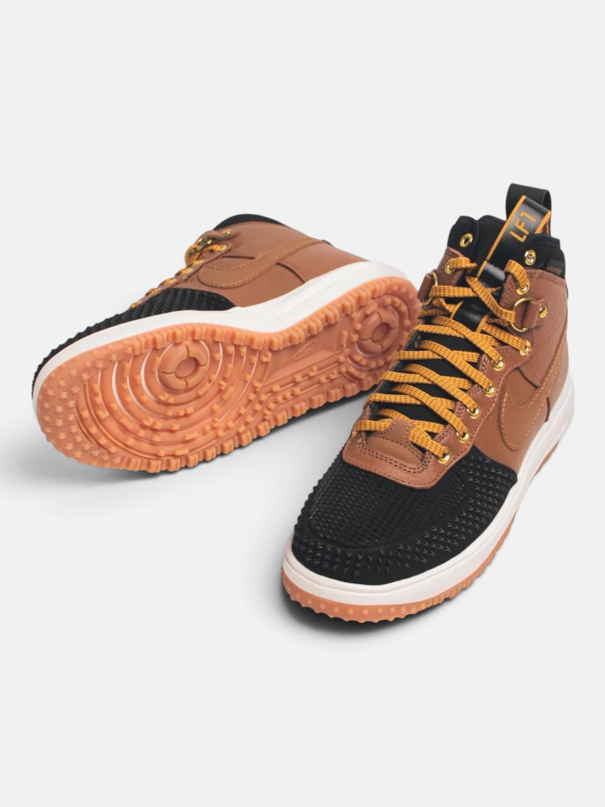 Чоловічі кросівки Nike Lunar Force 1 Duckboot Ale Brown / Black 805899-202