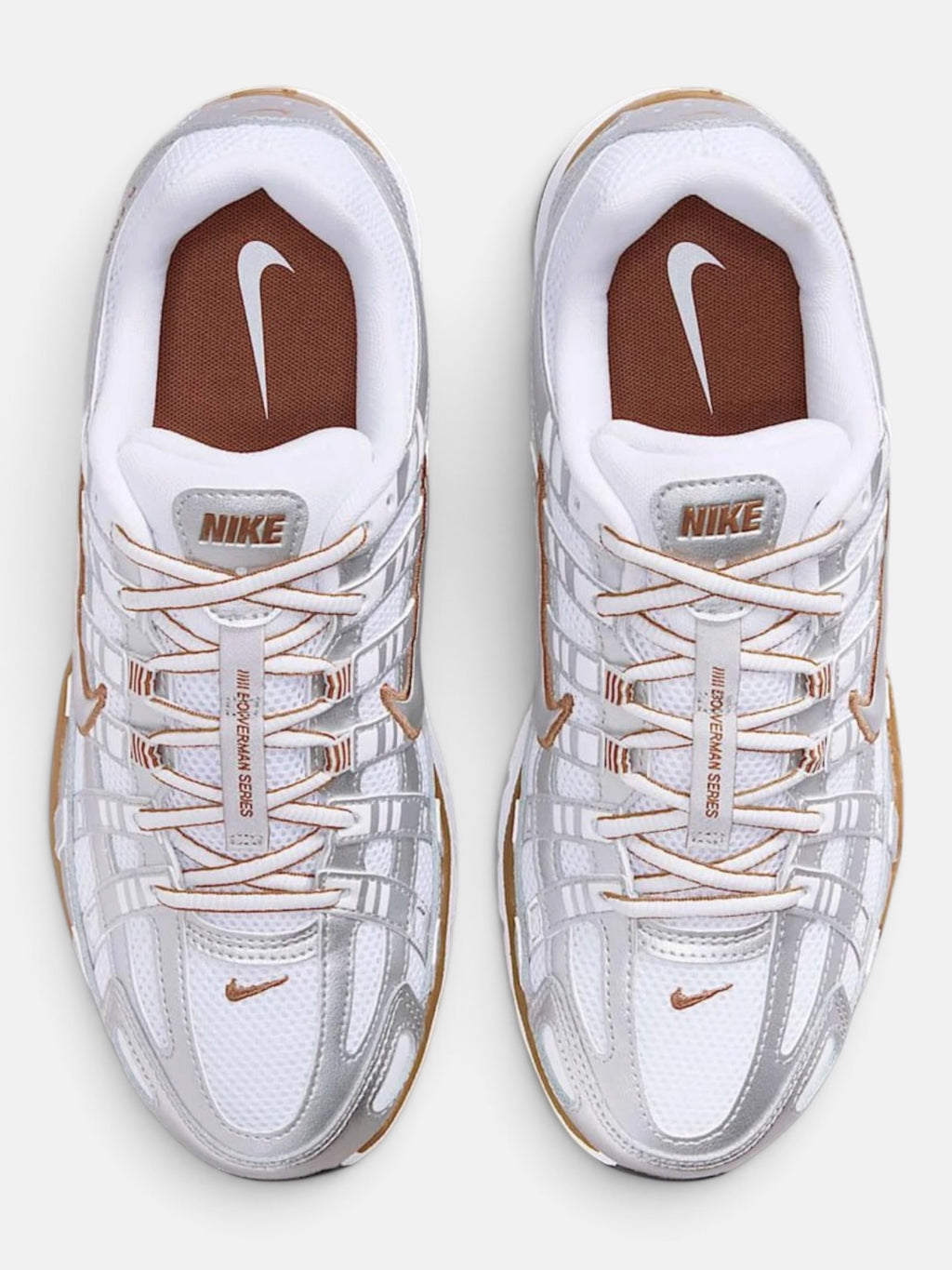 Унісекс кросівки Nike P-6000 White / Metallic BV1021-109