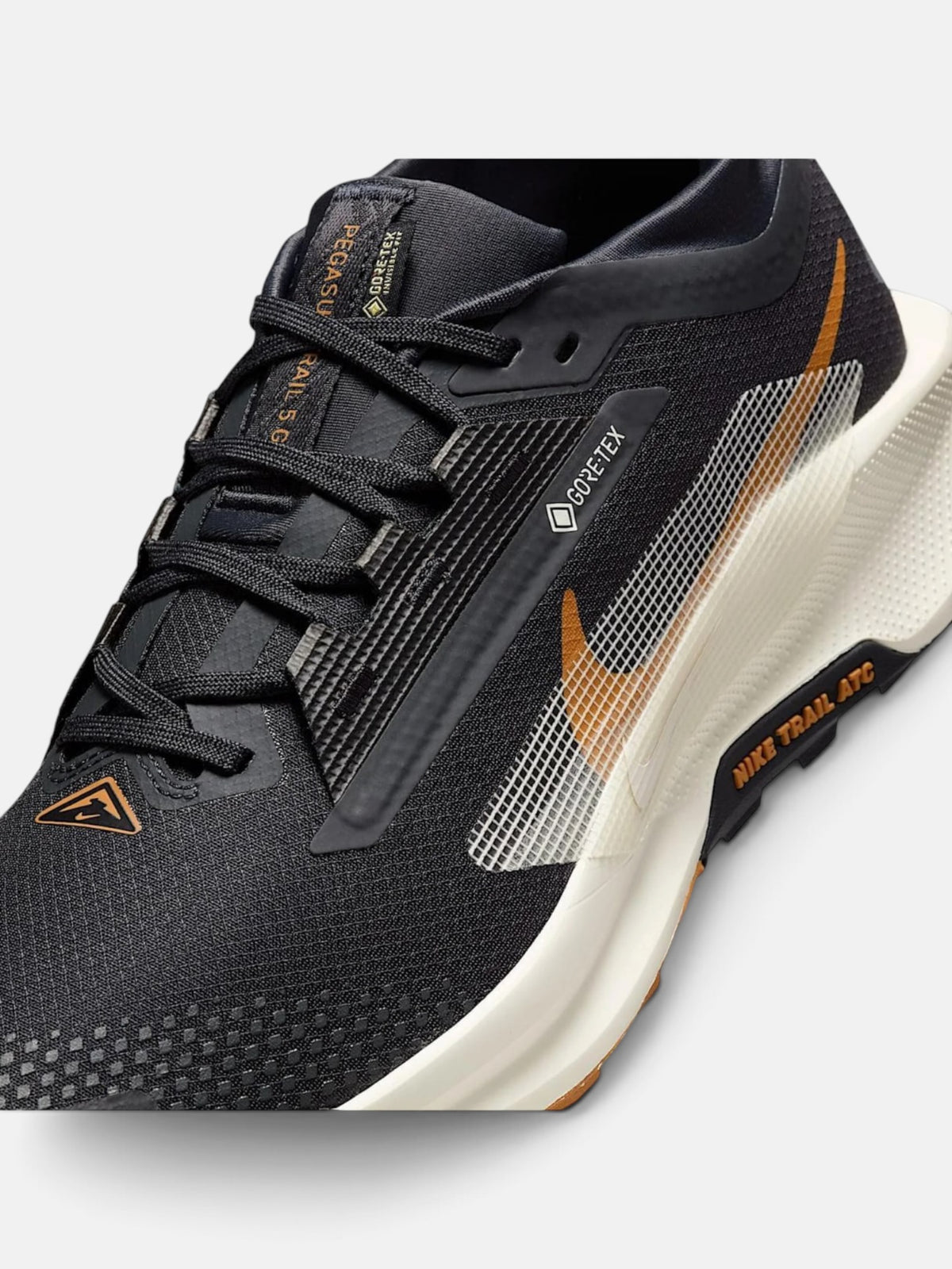 Чоловічі кросівки Nike Pegasus Trail 5 Gore-Tex Black / Brown FQ0908-007