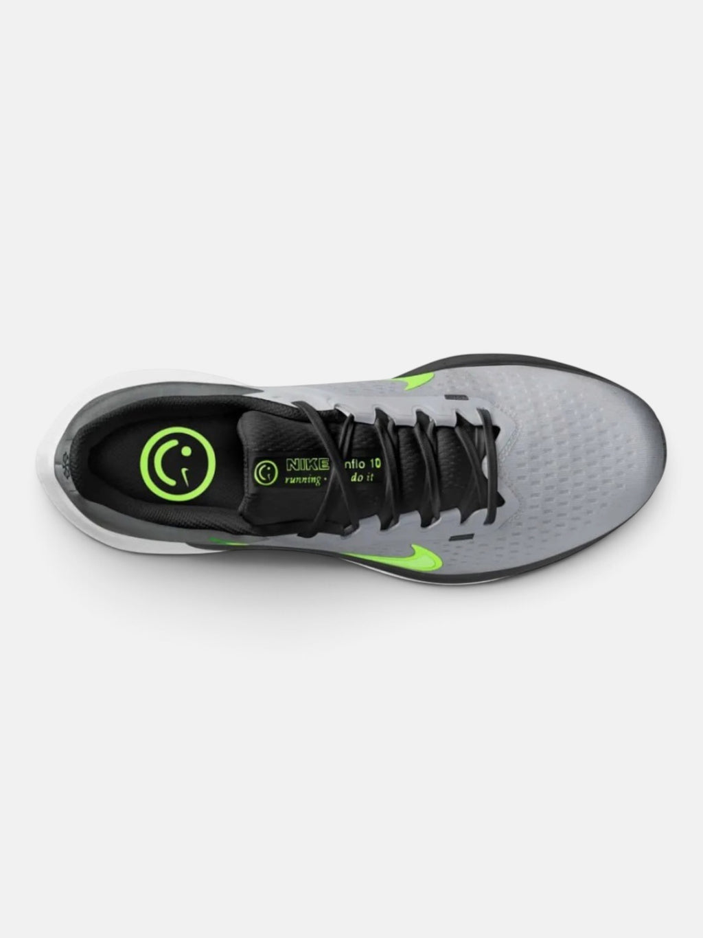 Чоловічі кросівки Nike Winflo 10 Road Running Shoes Grey / Volt DV4022-007