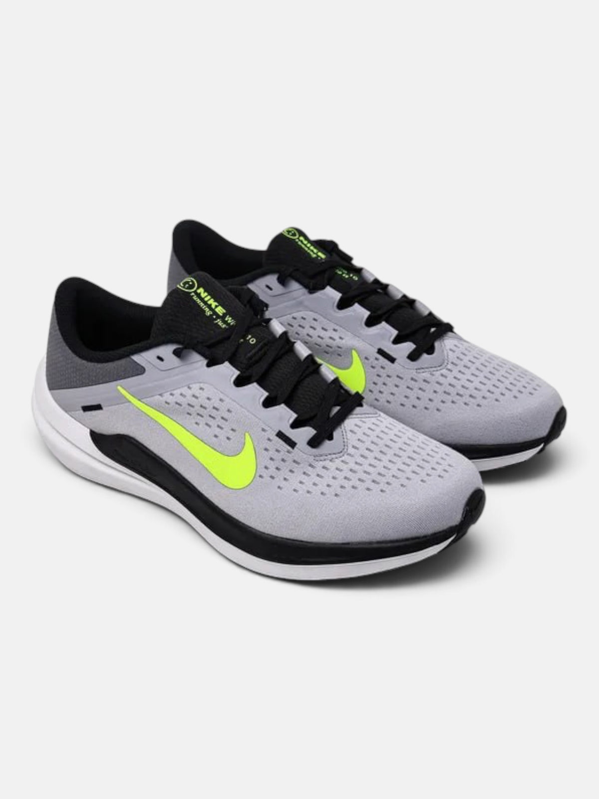 Чоловічі кросівки Nike Winflo 10 Road Running Shoes Grey / Volt DV4022-007