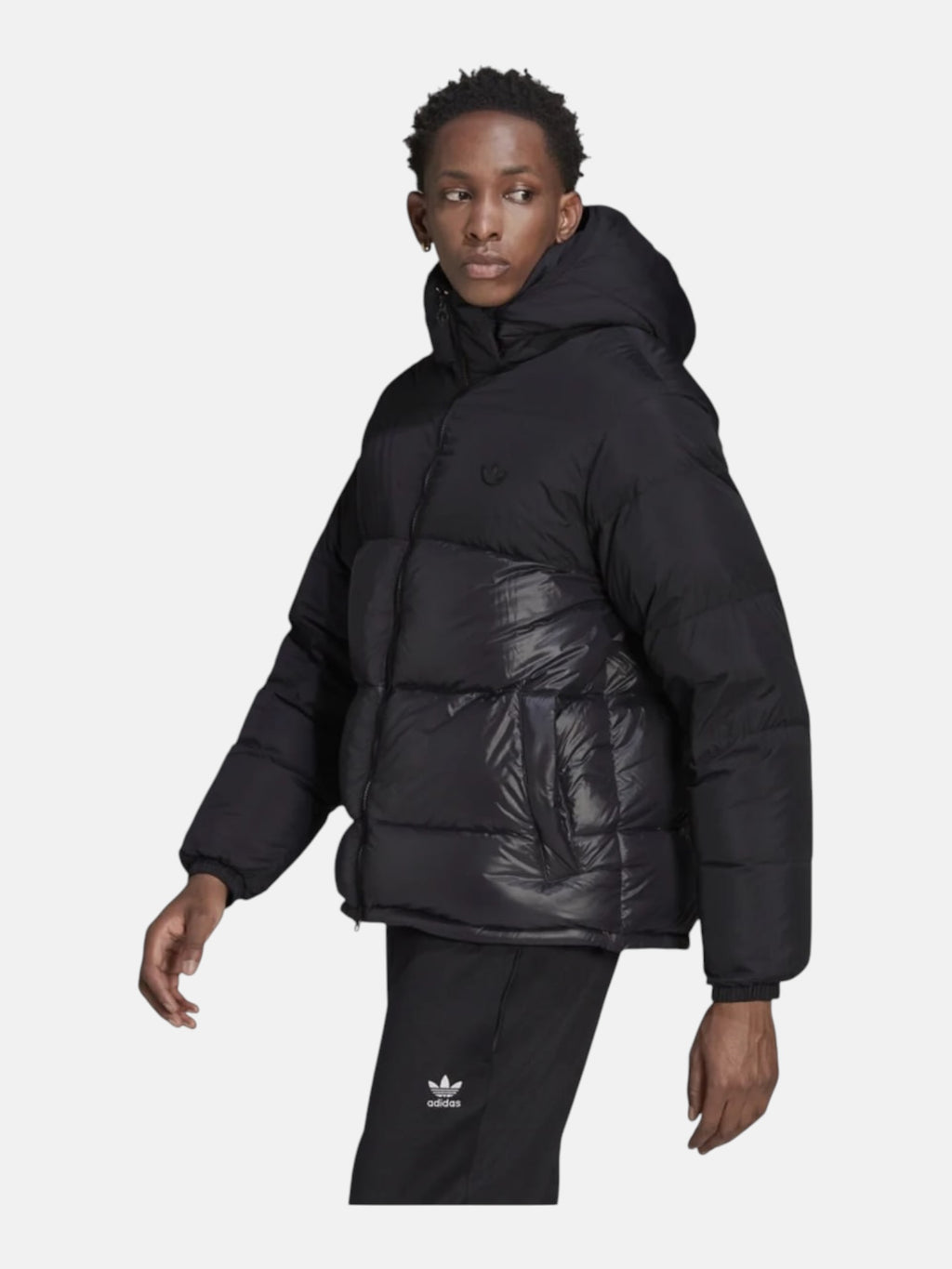 Чоловічий пуховик Adidas Down Regen Hooded Puffer Jacket Black HL9181