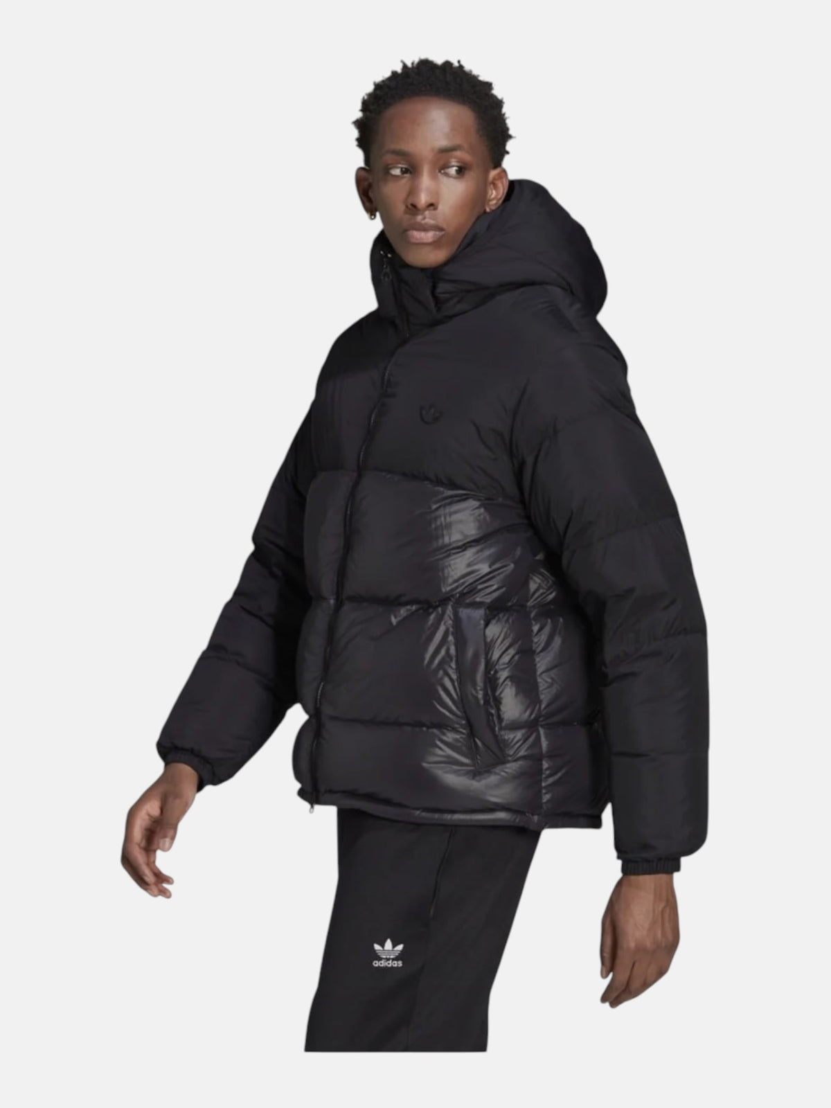 Чоловічий пуховик Adidas Down Regen Hooded Puffer Jacket Black HL9181