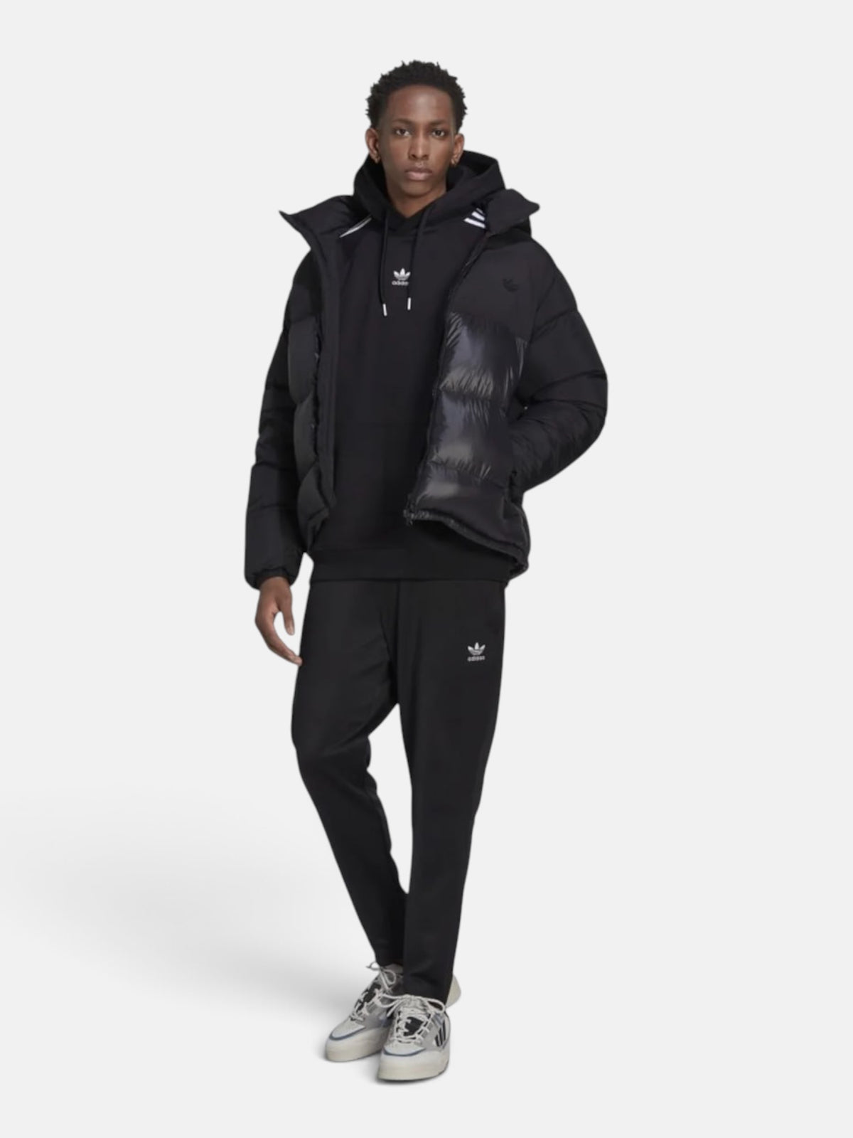 Чоловічий пуховик Adidas Down Regen Hooded Puffer Jacket Black HL9181