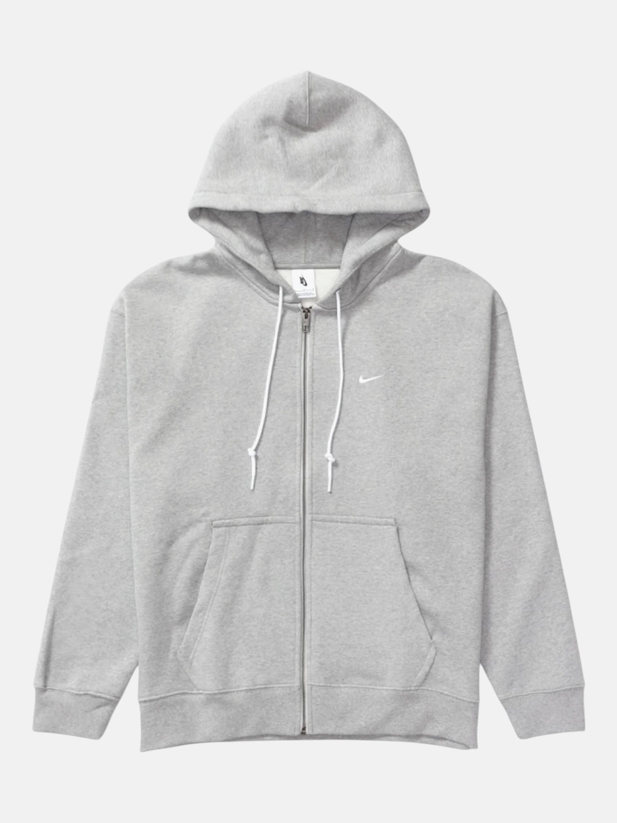 Чоловіча кофта Nike Solo Swoosh Full-Zip Hoodie Grey DR0403-063